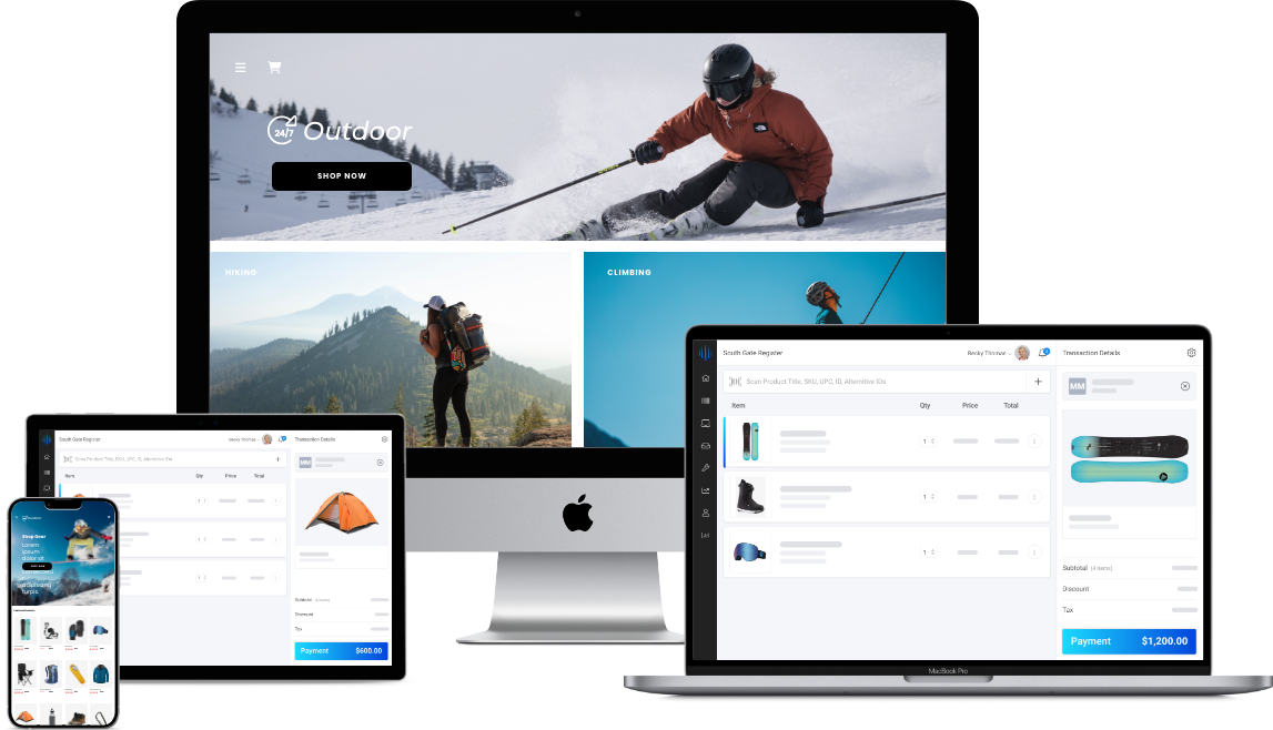 Outdoor Full Electronic Mockup